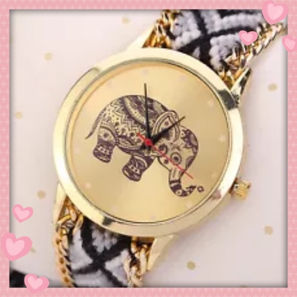Accessories - 🐘just in🐘 super cute boho elephant watch